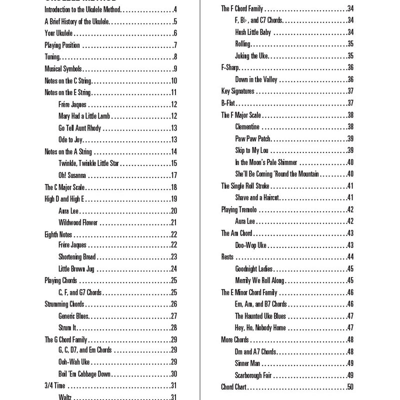 HL - Ukulele Method Book 1 plus Chord Finder
