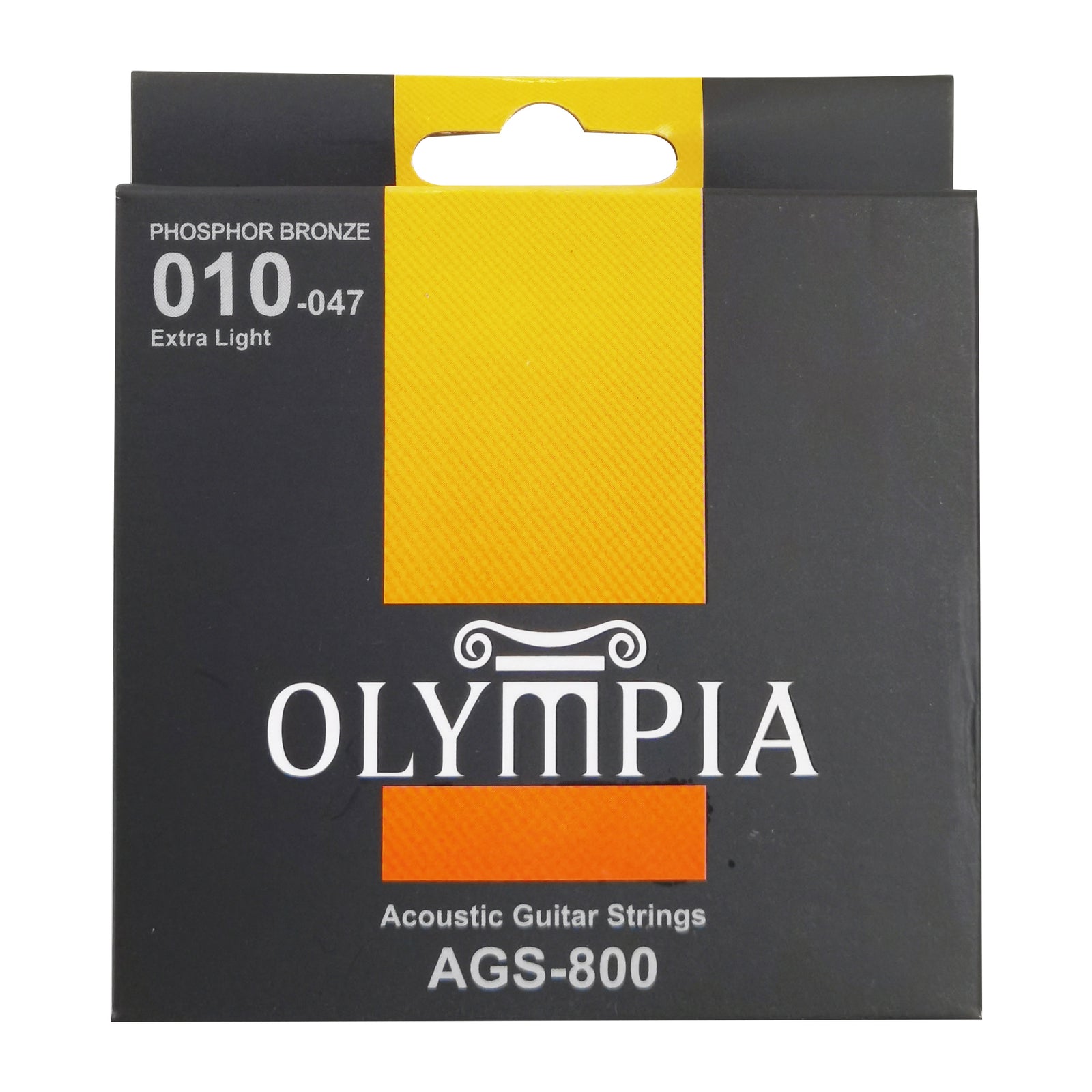 Olympia AGS 800 Acoustic Guitar Strings (010-047) Phosphor Bronze