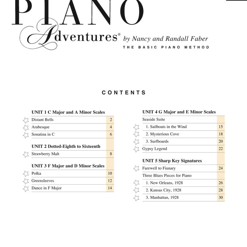 Piano Adventure - Level 4 - Performance Bk