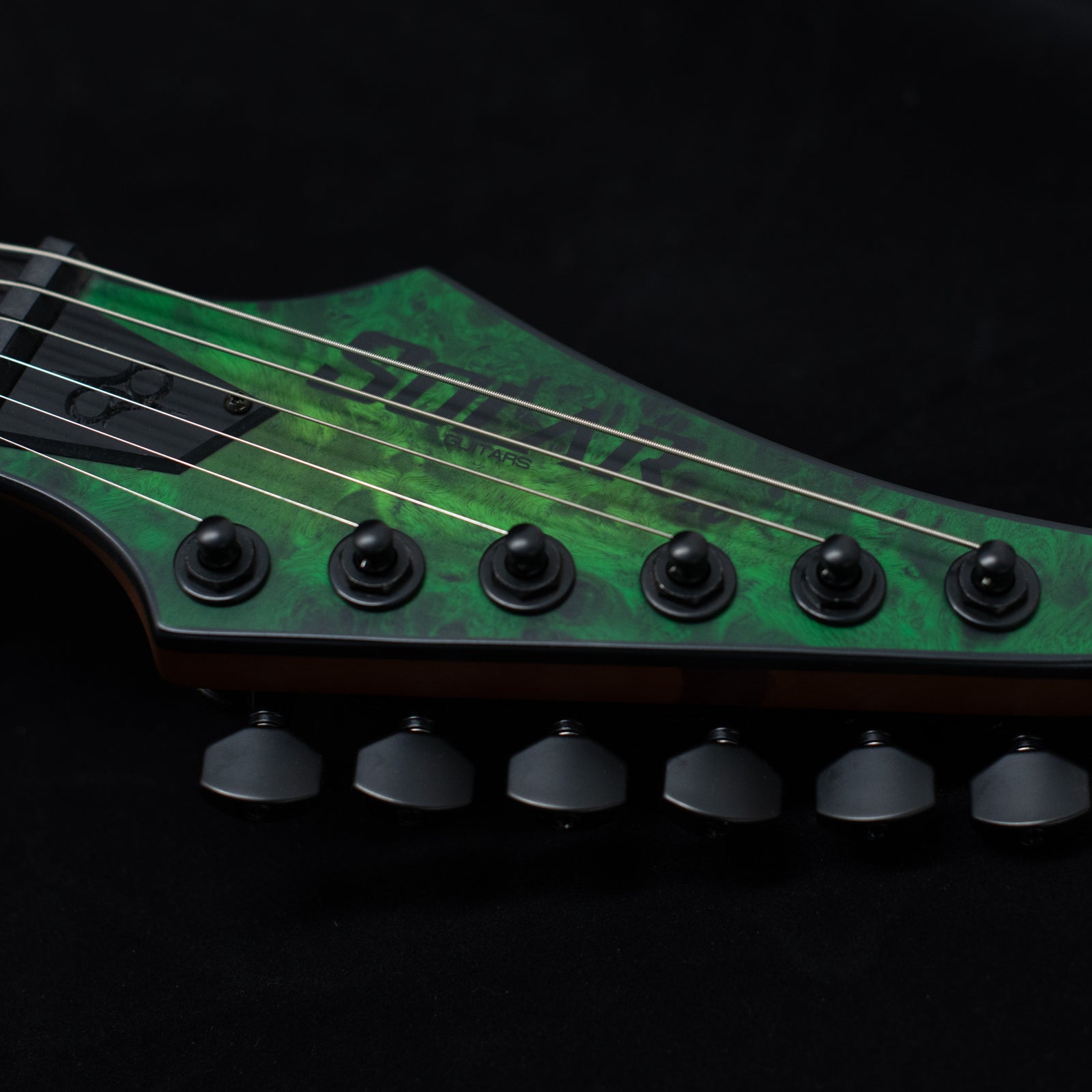 SOLAR S1.6HLB Electric Guitar - Lime Burst Matte