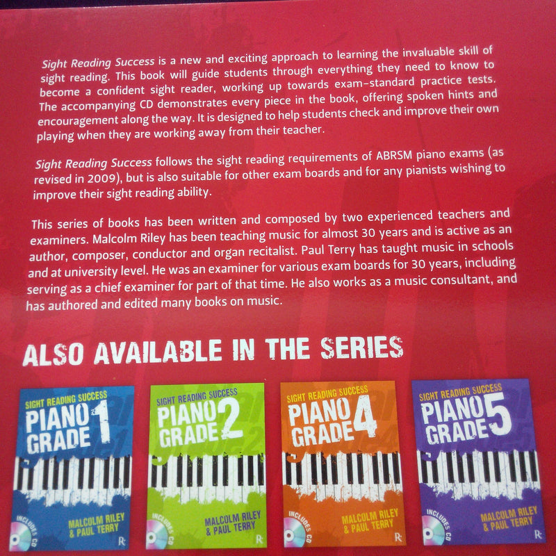 MSL Piano Sight Reading Grade 3 Bk/CD