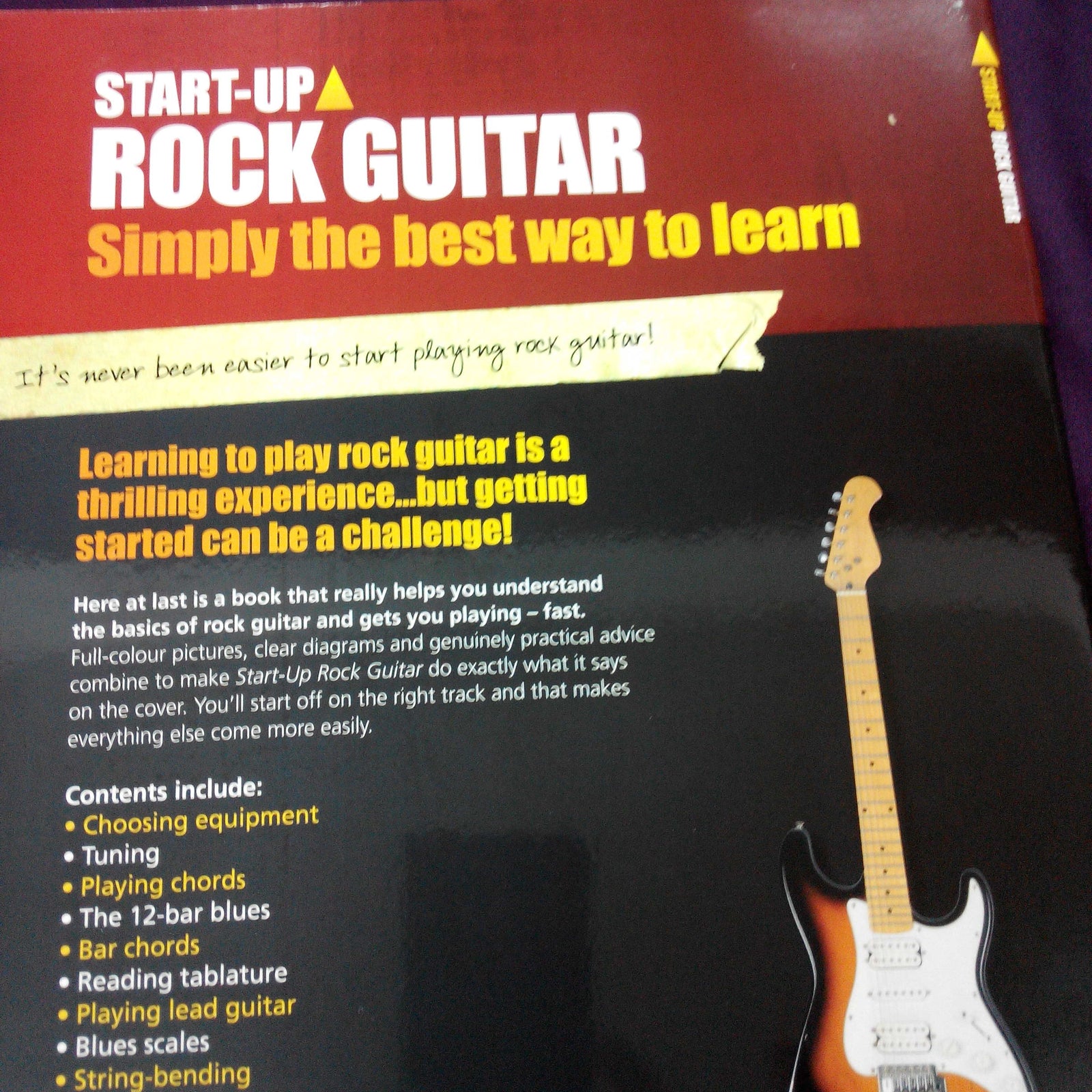 MSL Startup Rock Guitar GTR Bk