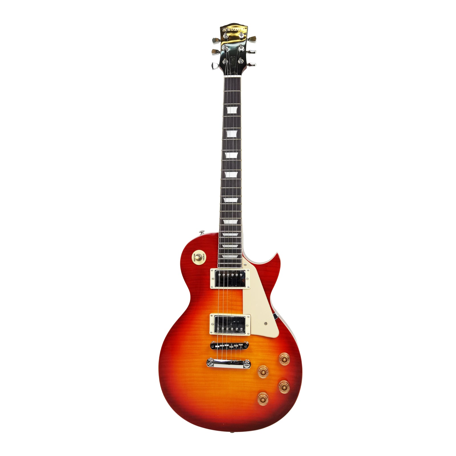 Suzuki SLS-5 Electric Guitar Flame Top, Cherry Sunburst (CS)