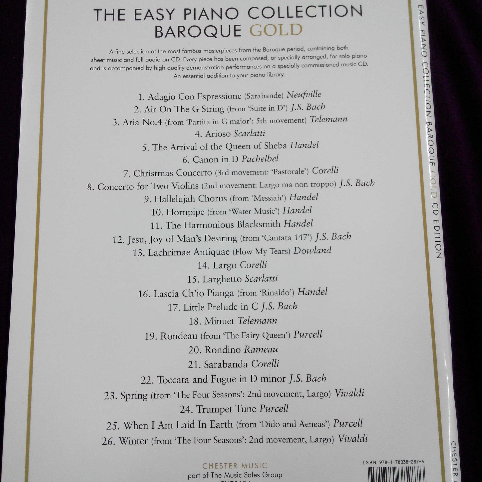 MSL EPF Coll Baroque Gold Easy PF Bk/CD