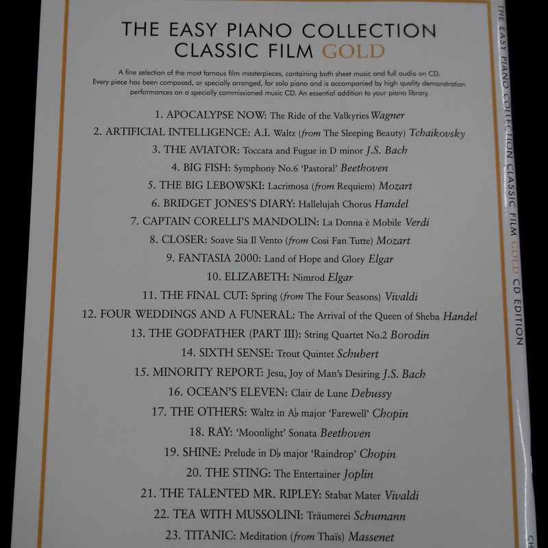 EPF Coll Classical Film Easy PF Bk/CD