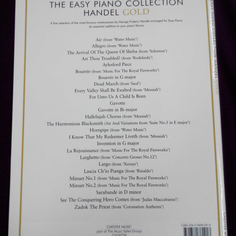 MSL EPF Coll Handel Gold Easy PF Bk/CD