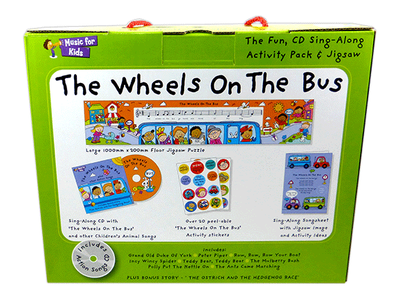 MS Jingle Puzzle Wheels Bus Jigsaw