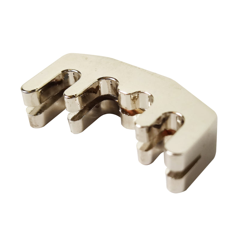 Metal Violin Practice Mute (Black/Silver)