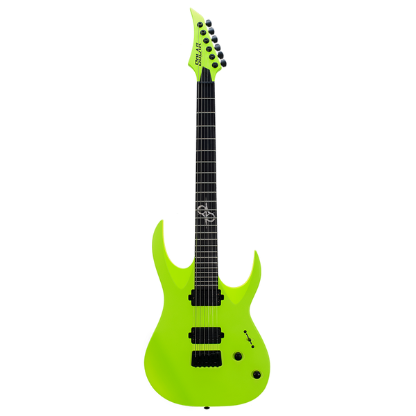 SOLAR A2.6LN Electric Guitar - Lemon Neon Matte – Cristofori Music