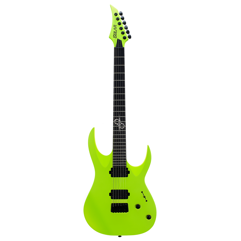 SOLAR A2.6LN Electric Guitar - Lemon Neon Matte