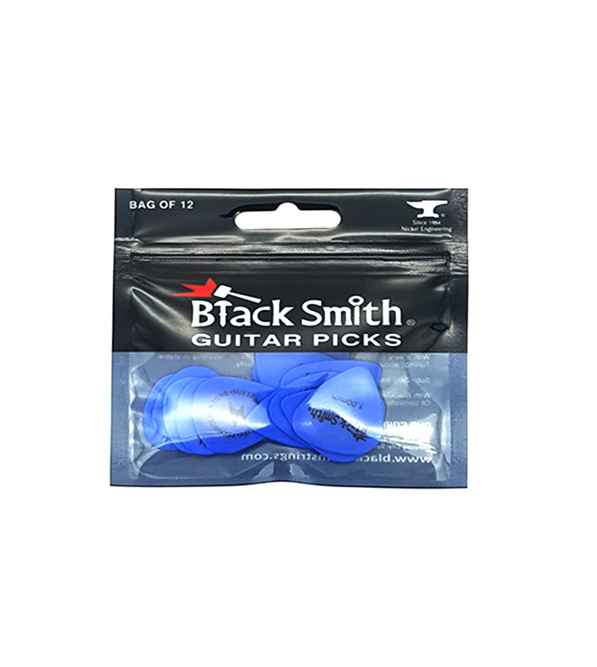 Black Smith Guitar Pick (Pack) - 1.0m (Blue) - SDP010BE-H