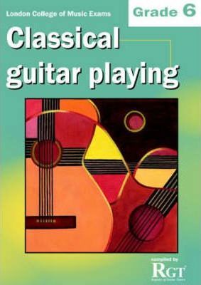 LCM Exam (2009~2018) - Classical Guitar Playing - Book Grade 6 singapore sg