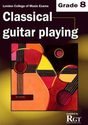 LCM Exam (2009~2018) Classical Guitar Playing - Book Grade 8 singapore sg