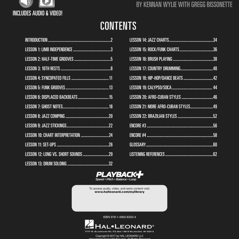 Hal Leonard - Drumset Method Bk 2