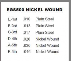 Olympia EGS 500 Electric Guitar Strings (010-046)