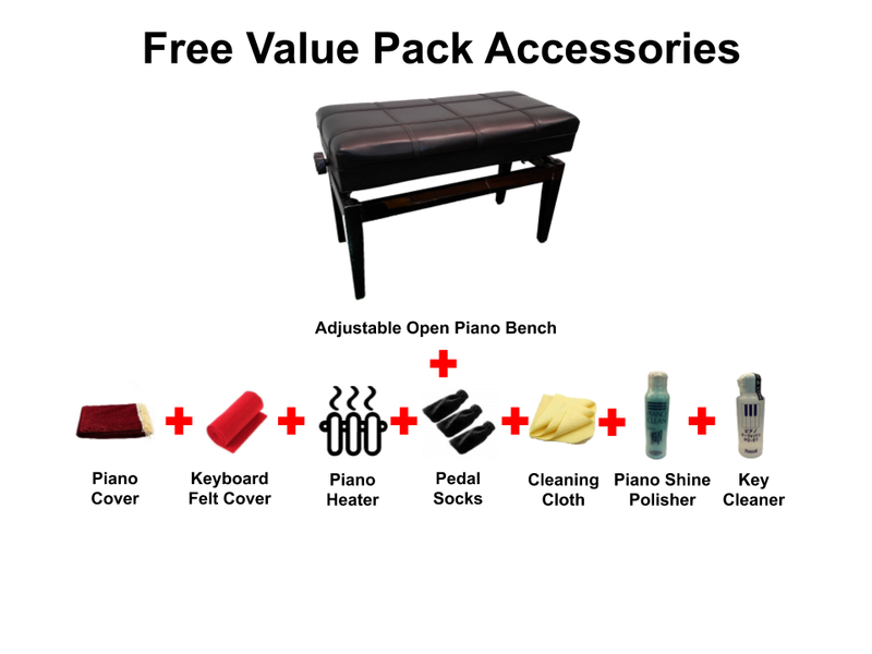 Kayserburg Grand Piano GH148 - Black