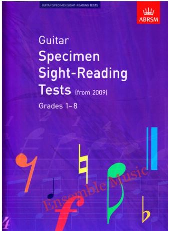 Guitar Specimen Sight Reading - Grade 1 - 8