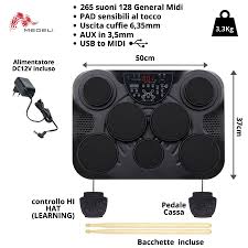 Muza DD315 Portable Drum w adaptor