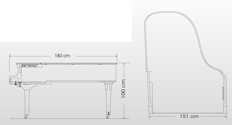 KAYSERBURG Grand Piano KA180