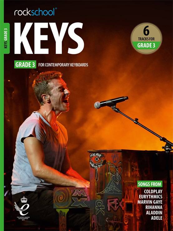 Rockschool Keys - Book Grade 3 (2019) singapore sg