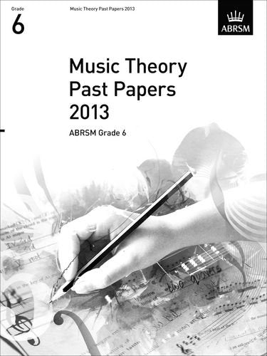 2013 Music Theory Past Papers - Book Grade 6 singapore sg