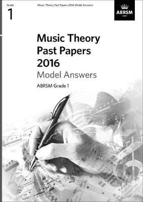 2016 Music Theory Past Papers (Model Answers) - Book Grade 1 singapore sg
