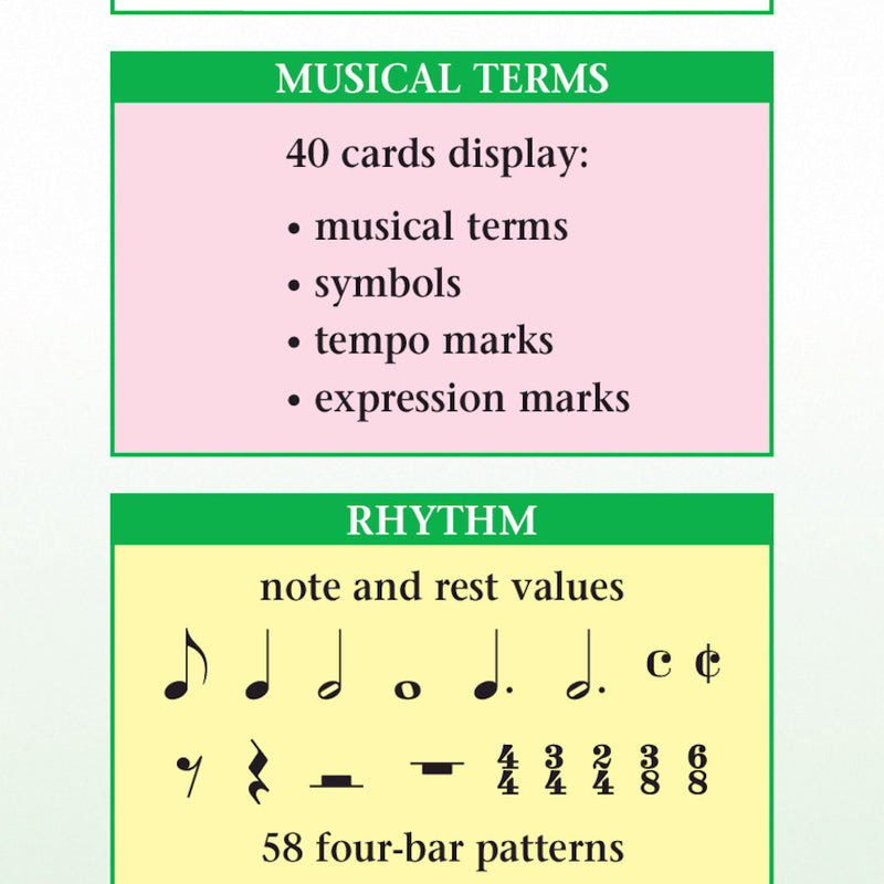 Music Flash Card– Set B Hal Leonard Student Piano Library