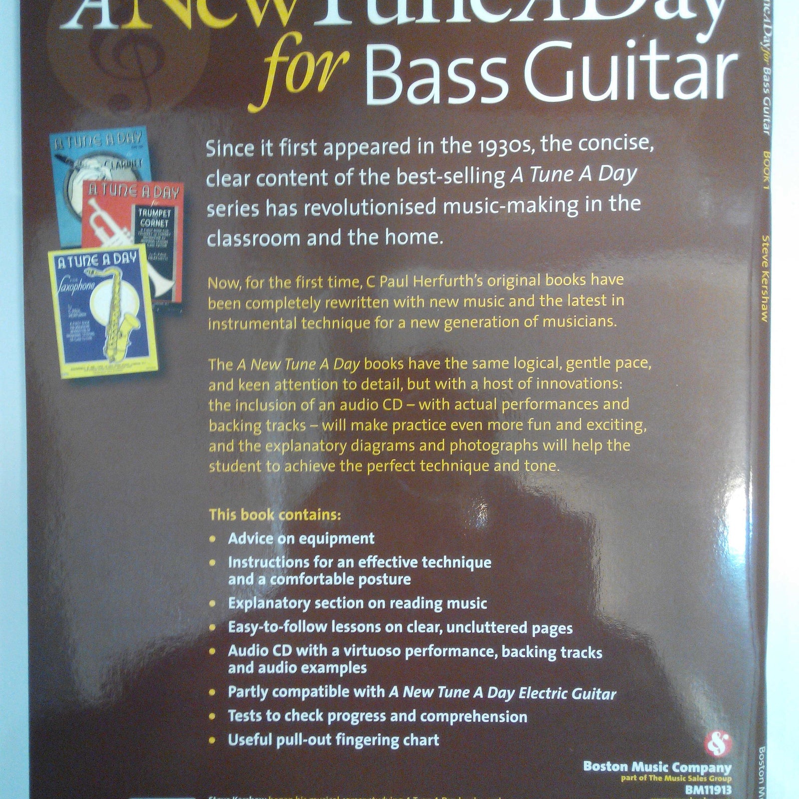 MSL New Tune A Day Bass Guitar 1 BK/CD