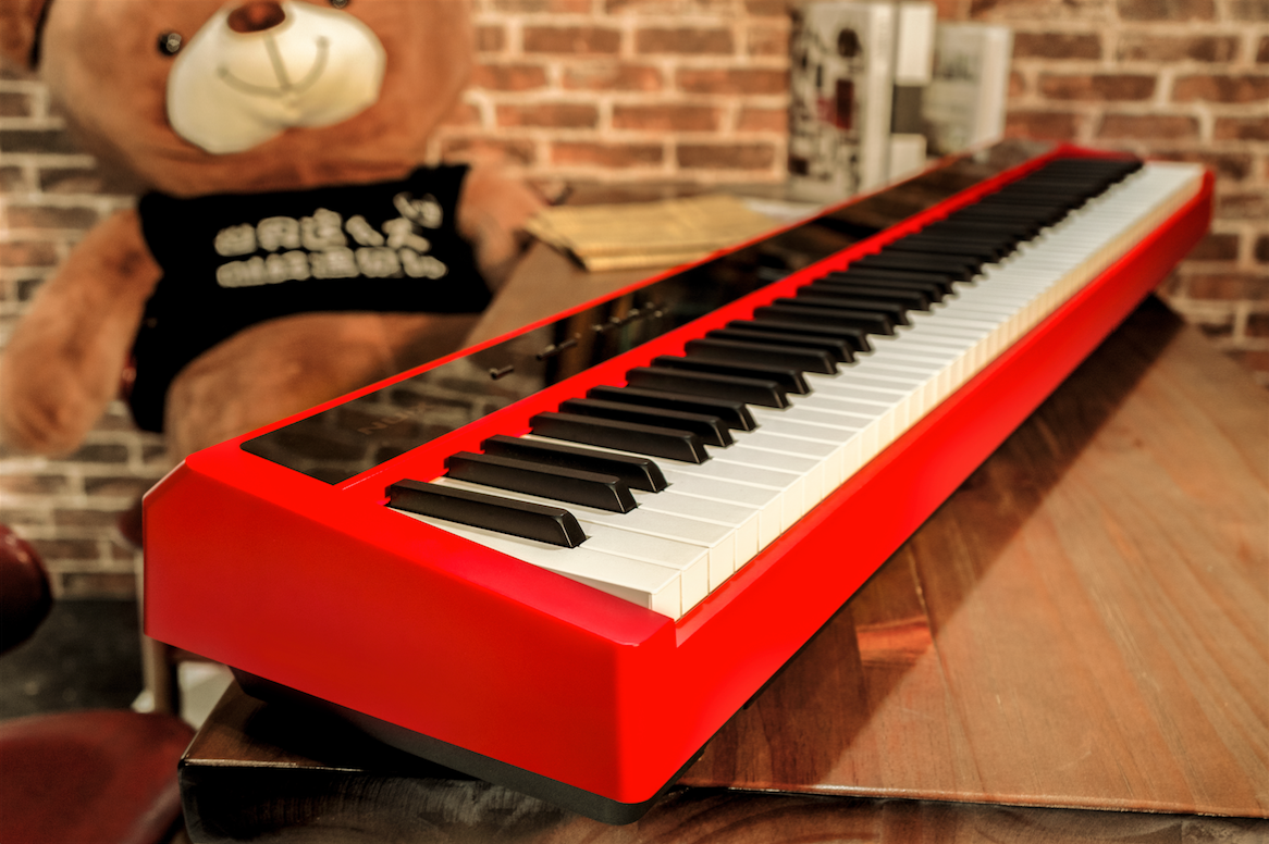 NUX Digital Piano -NPK-10 (Red) - with X Stand