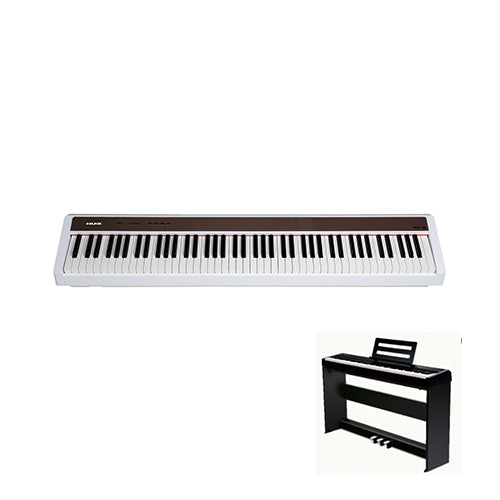 NUX Digital Piano -NPK-10 (White) - with wooden stand NPS-1