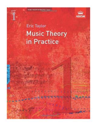 (New) Music Theory in Practice by Eric Taylor - Grade 1