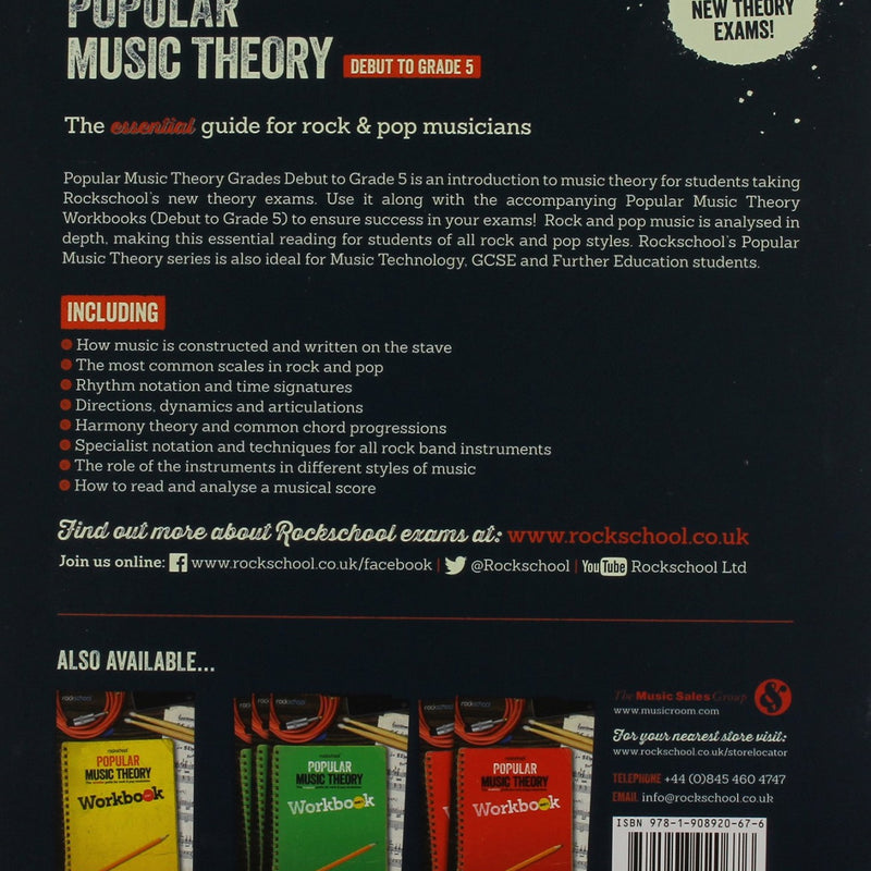 Rockschool Popular Music Theory - Essential Guide for Debut to G5