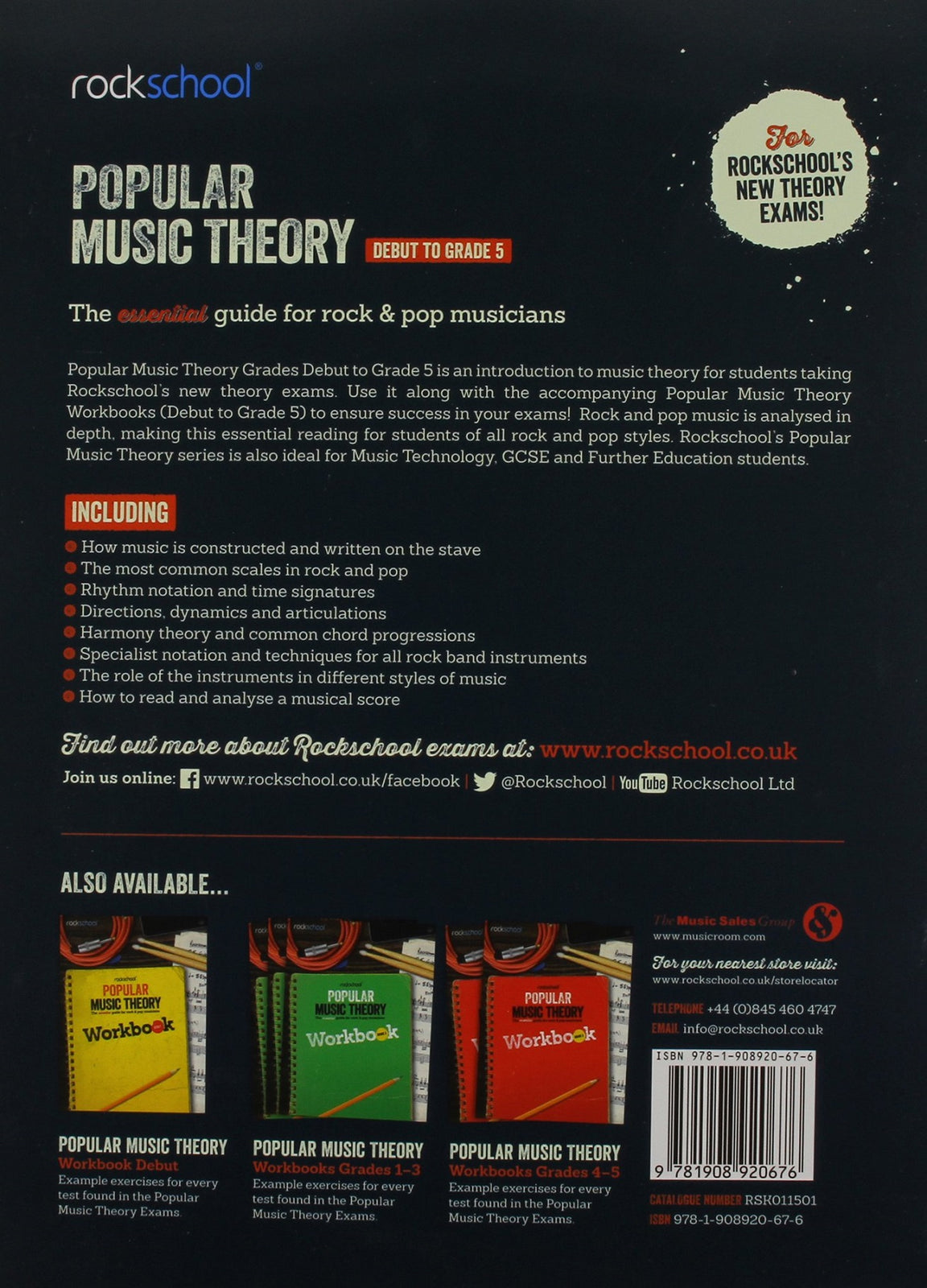Rockschool Popular Music Theory - Essential Guide for Debut to G5