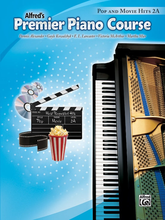 Alfred's Primier Piano Course Pop and Movie Hits 2A