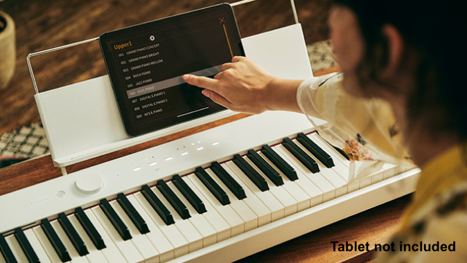 Casio sales white piano