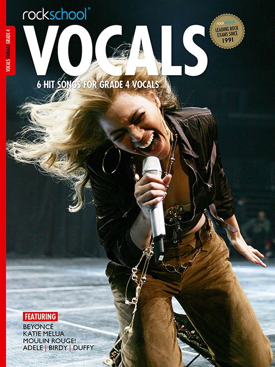 ROCKSCHOOL Female Vocals - Book Grade 4 singapore sg