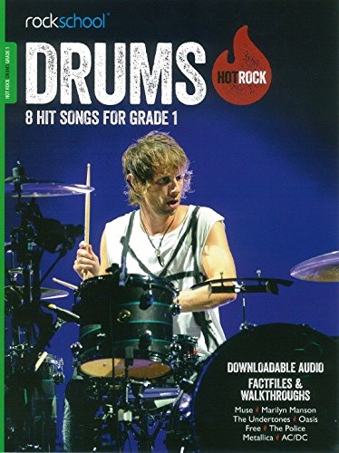 Rockschool Hot Rock Drums - Book Grade 1 singapore sg