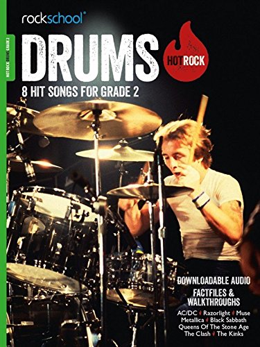 Rockschool Hot Rock Drums - Book Grade 2 singapore sg