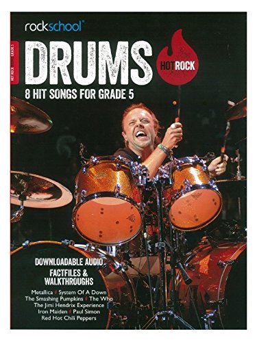 Rockschool Hot Rock Drums - Book Grade 5 singapore sg