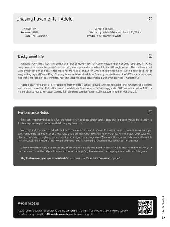 Rockschool Vocals Grade 5 (2021)