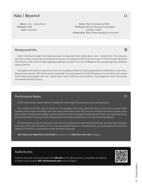 Rockschool Vocals Grade 6 (2021)