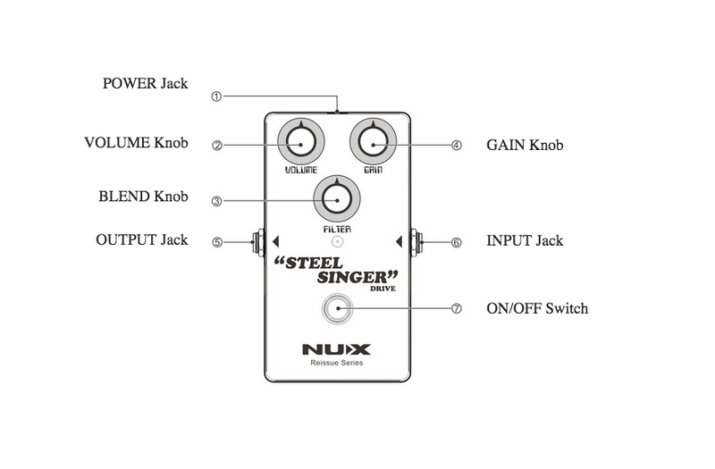 NUX Effect Pedal Steel Singer