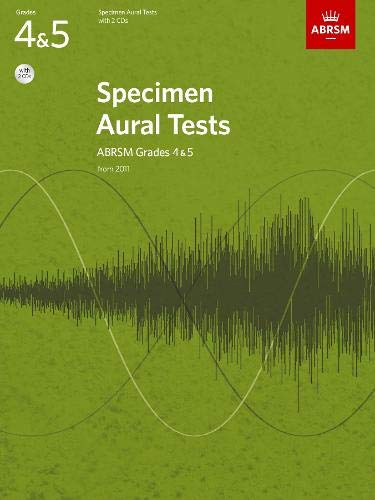 Specimen Aural Tests - Grades 4 & 5 (Book & 2 CDs) singapore sg
