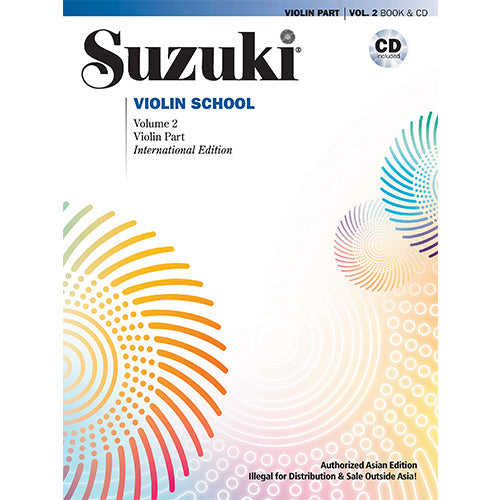 Suzuki Violin School with CD - Vol. 2 (New)