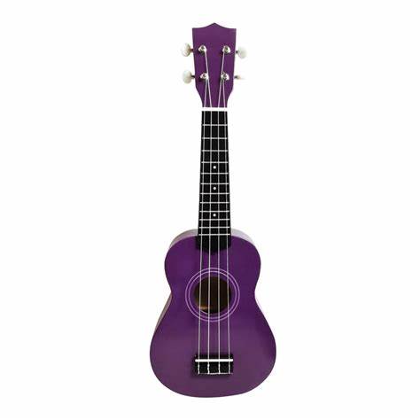 Colorful Ukulele Soprano Purple