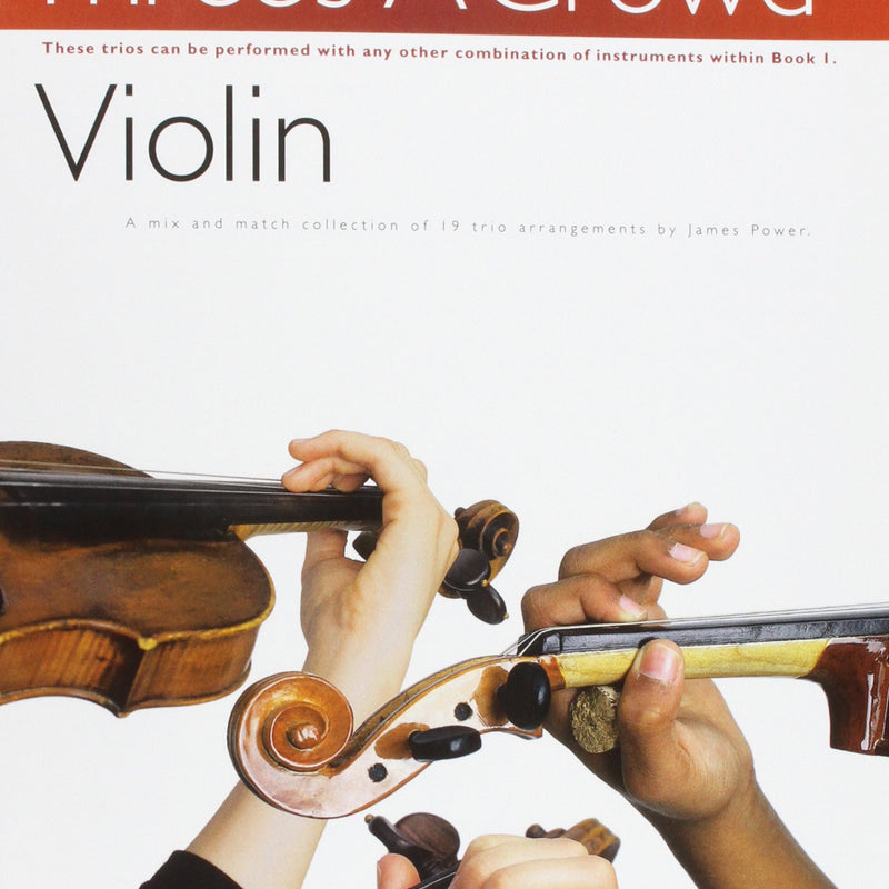 Three's A Crowd - Violin - Book 1 singapore sg