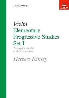 Violin Elementary Progressive Studies by Herbert Kinsey - Book Set I 1 singapore sg