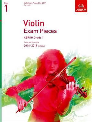 Violin Exam Pieces 2016-2019 (Score, Part & CD) - Book Grade 1 singapore sg