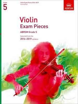 Violin Exam Pieces 2016-2019 (Score, Part & CD) - Book Grade 5 singapore sg