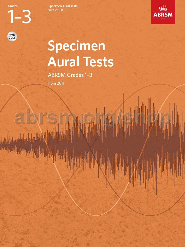 Specimen Aural Tests - Grades 1-3 - book & 2 CDs (from Yr2011)
